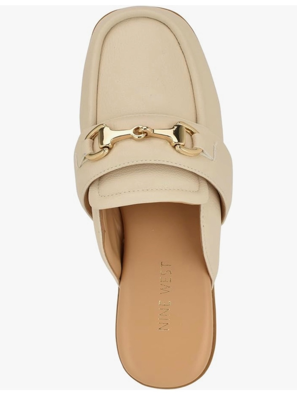 NWB Nine West Women’s Kunne Cream 151 Round Toe Slip-On Casual Mules Size 8M - Picture 3 of 7